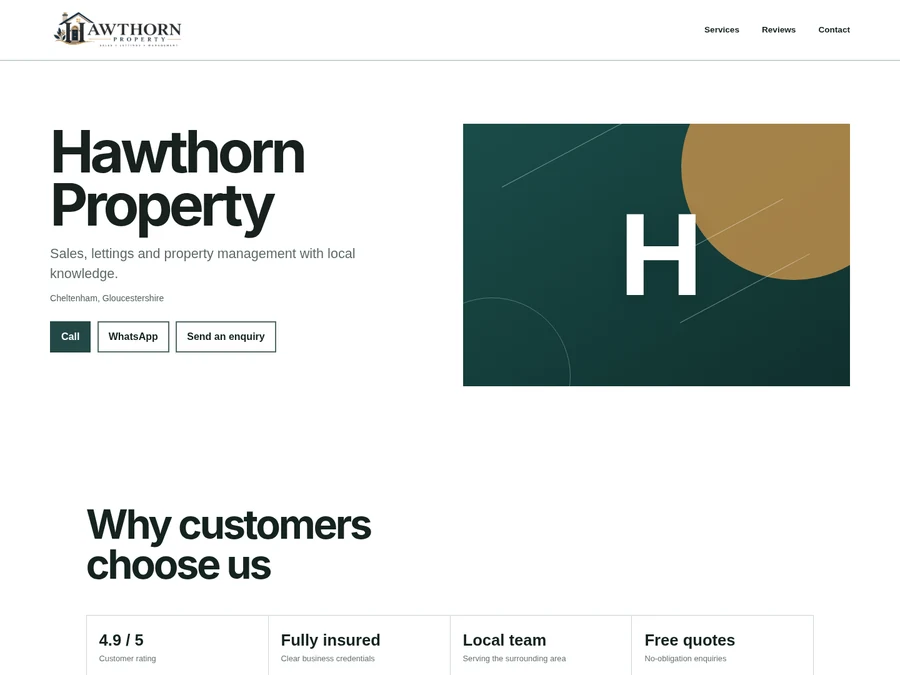 Classic Local Business Profile example