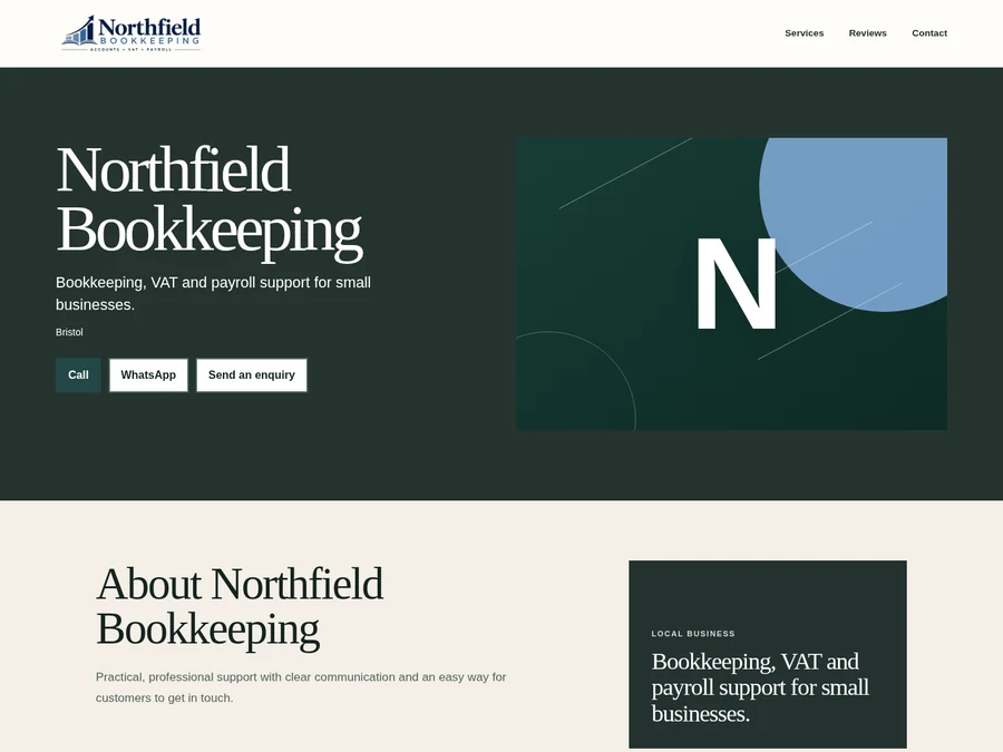 Established Business Profile example