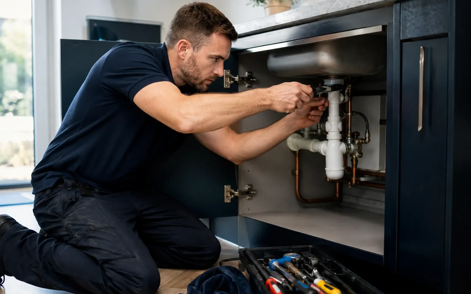 Plumber demonstration